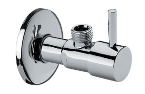 Zawór do baterii - okragły A600 chrom