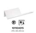 BEMETA 101104015 NIVA uchwyt na papier toaletowy z półeczką