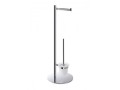 BEMETA 104836012 OMEGA wolnostojąca szczotka wc  z uchwytem na papier