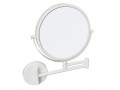 BEMETA 112201514 WHITE białe lusterko łazienkowe O190 mm