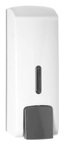 BEMETA 121209144 dozownik do mydła 300ml, plastikowy biały