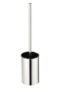 GEESA 918411-02 AIM COLLECTION szczotka WC wolnostojąca chrom czarne włosie