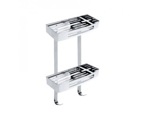 BEMETA 102308241 CYTRO podwójny koszyk prysznicowy, błyszczący