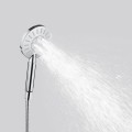 Tiger Splash Akcent Rainfall Zestaw prysznicowy z bat. termostatyczną Chromowany 1715140346