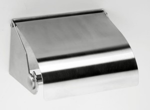 BEMETA 105112315 uchwyt na papier toaletowy z klapką - szczotkowany,