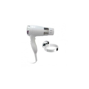 BEMETA 999433084 suszarka do włosów 1400W, biała zestaw z uchwytem omega