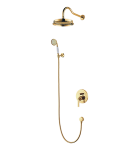 SYSAM10GL ARMANCE system prysznicowy podtynkowy, złoty