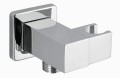 Przyłącze kątowe z uchwytem - przegłubowe 1/2'' / 1/2'' (mosiądz) chrom 4171