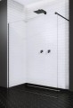 Radaway Modo X Black II kabina walk-in NA MIARĘ 1000-1600x1500-2000 389407-54-01