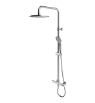 Y1244LUXLCR Y termostatyczny system prysznicowy natynkowy, chrom