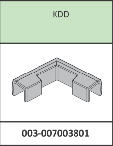 Radaway Łącznik listwy progowej narożny Torrenta, Euphoria, Idea - KDD, Arta KDD I, KDD II, KDD-B, Essenza New, Fuenta New -  KDD chrom