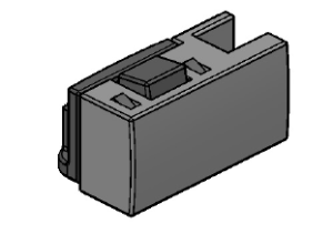 Radaway 008-100002601 ESPERA  Suwak  prawy dolny chrom (do wersji bez listwy progowej) 