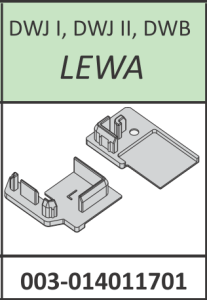 Radaway zaślepka profilu U pod magnes lewa Nes DWJ I, DWJ II, DWB  chrom