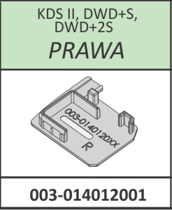 Radaway zaślepka profilu narożnego prawa Nes KDS II, DWD+S, DWD+2S  chrom