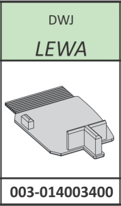 Radaway zaślepka profilu przyściennego pod magnes lewa Fuenta DWJ chrom