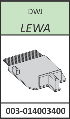 Radaway zaślepka profilu przyściennego pod magnes lewa Fuenta DWJ chrom
