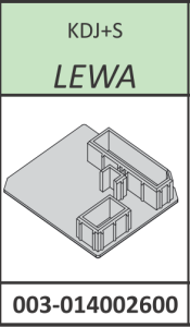 Radaway zaślepka profilu przyściennego lewa Fuenta, Essenza, Almatea KDJ+S chrom