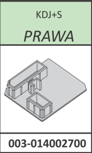 Radaway zaślepka profilu przyściennego prawa Fuenta, Essenza, Almatea KDJ+S chrom