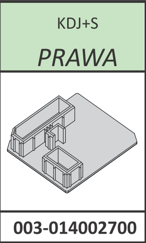 Radaway zaślepka profilu przyściennego prawa Fuenta, Essenza, Almatea KDJ+S chrom