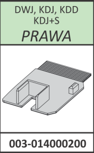 Radaway zaślepka profilu prawa Essenza DWJ, KDJ, KDD, KDJ+S chrom