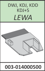 Radaway Almatea DWJ, KDJ, KDD, KDJ+S zaślepka profilu przyściennego lewa chrom