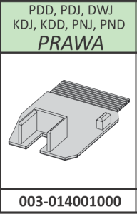 Radaway zaślepka profilu przyściennego pod szybę prawa Torrenta PDD, PDJ, DWJ, KDJ, KDD, PNJ, PND chrom
