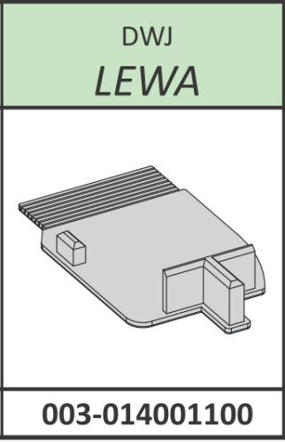 Radaway zaślepka profilu przyściennego pod magnes lewa Torrenta DWJ chrom