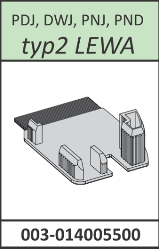 Radaway zaślepka profilu przyściennego pod szybę lewa typ 2 Torrenta PDJ, DWJ, PNJ, PND chrom