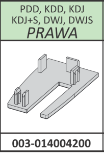 Radaway zaślepka profilu przyściennego  prawa Essenza New, Fuenta New - PDD, KDD, KDJ, KDJ+S, DWJ, DWJS chrom
