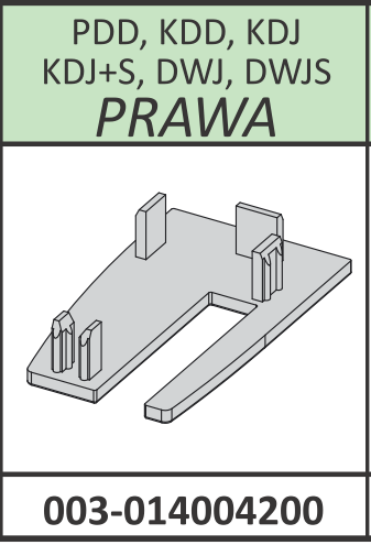 Radaway zaślepka profilu przyściennego prawa Essenza New, Fuenta New - PDD, KDD, KDJ, KDJ+S, DWJ, DWJS chrom