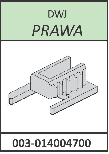 Radaway zaślepka górna profilu U pod magnes prawaa Essenza New, Fuenta New DWJ chrom