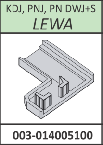 Radaway zaślepka profilu pod szybę lewa Idea KDJ, PNJ, PN DWJ+S chrom
