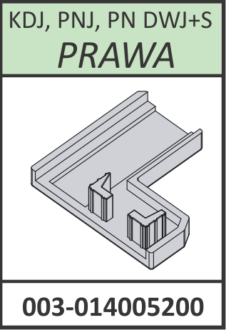Radaway zaślepka profilu pod szybę prawy Idea KDJ, PNJ, PN DWJ+S chrom