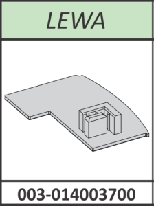 Radaway  zaślepka profilu mocującego Premium Plus 2S lewa chrom 