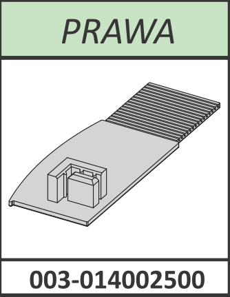 Radaway zaślepka profilu przyściennego Premium Plus DWJ, A, C, D, E, P, DWD prawa chrom