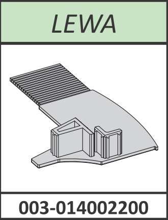 Radaway zaślepka profilu przyściennego pod magnes Premium Plus DWJ lewa chrom