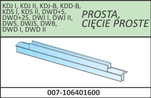 Radaway Uszczelka pozioma do kabiny Nes z listwą progową 007-106401600