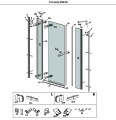 Radaway uszczelka magnetyczna drzwi Torrenta (KDJ, KDD, DWJ, DWJS), Carena (KDJ, DWJ, DWB) komplet