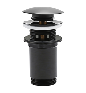 A706AT korek klik-klak do syfonu umywalkowego, antracyt