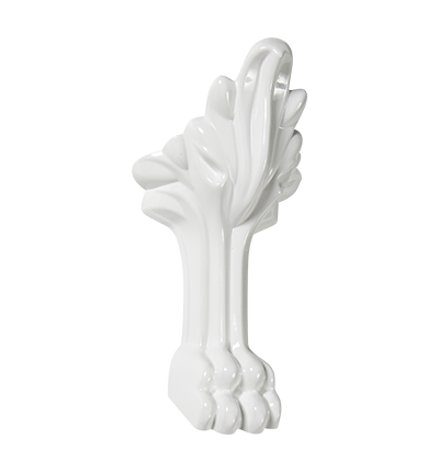 Omnires Lwie łapy - maskownica nóg do wanny Atena LWIENOGIBP biały połysk