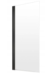 Radaway NES 8 Black PNJ I 60cm parawan nawannowy jednoczęściowy uchylny lewy czarny 10061060-54-01L. Dostawa gratis! 