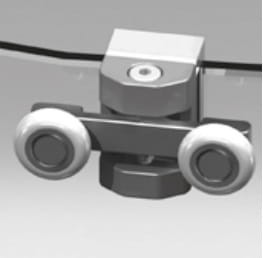 Radaway rolka górna do drzwi parawanu Vesta PNJ, PND 008-000000601