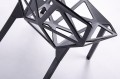 King Home Krzesło SPLIT PREMIUM czarne - aluminium, nogi czarne DC-362.ALLBLACK.jpg