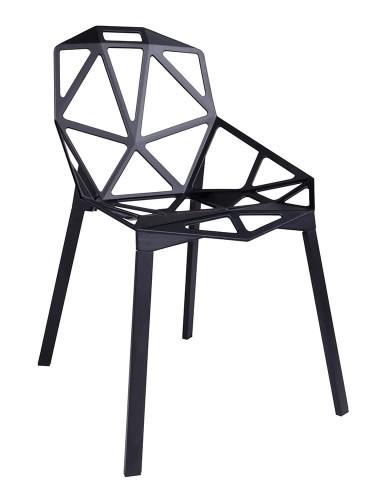 King Home Krzesło SPLIT PREMIUM czarne - aluminium, nogi czarne DC-362.ALLBLACK.jpg