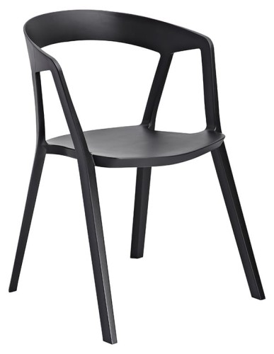 King Home Krzesło VIBIA czarne - polipropylen 210-APP.BLACk.jpg