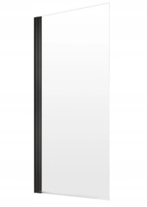 Radaway NES BLACK PNJ 90 parawan nawannowy jednoczęściowy czarny uchylny lewy 10011090-54-01L. Dostawa gratis! 