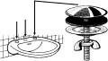 Sanitop Wingeroth 19076 3 Zaślepka pod baterię Ø 52 mm, chrom