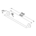 Nemox Gold wieszak na ręcznik 60 cm złoty 916507-07-60