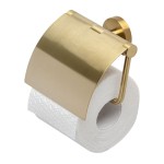 GEESA Nemox gold uchwyt na papier toaletowy z klapką złoty 916508-07