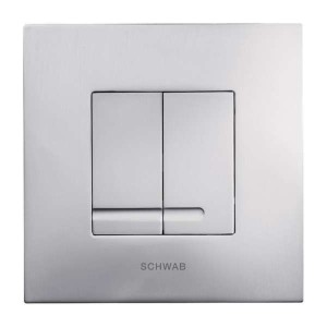 LIV/SCHWAB 4060415631 ARTE DUO przycisk do spłukiwania matowy chrom